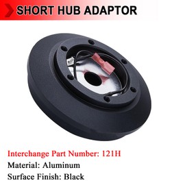 121H Aluminum 6-Hole Steering Wheel Short Hub Adapter Fit For Toyota Lexus