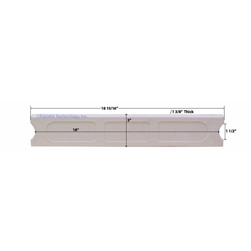 S.R. Smith- Ladder Step, High-Impact Plastic Vertical, 18 Inch Center