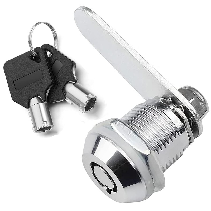 Litensh Thread Tubular Cam Lock 20mm, Mailbox Lock Cabinet Cylinder