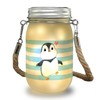 speecheese Penguin Solar Light in Watercolour Style, Colourful Light for