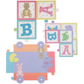 Centro de Mesa de Juguete para Tirar, Simplicity Pull Toy Centerpiece, 8" L x 5" W x 14.5" H, 1