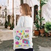 KEYCHIN Retro 90s Cassette Canvas Tote Bag Back To 90s