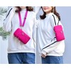 LTLSZRN Handytasche zum Umhängen,Nylon Handy Umhängetasche, Geldbörse Brieftasche,Umhängetasche mit Kopfhörer