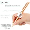 Zonon 5 Pieces Replaceable Metal Ballpoint Pen Refills With Spring