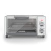 BLACK+DECKER Crisp N Bake Air Fry 4-Slice Toaster Oven, Gray,