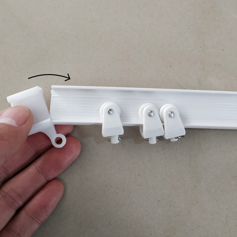 KXLife End caps for Flexible Curtain Track(4 PCS)