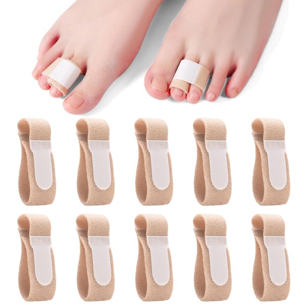 Spunklad 10pcs Toe Straighteners For Bent Toes, Hammer Toe Corrector,