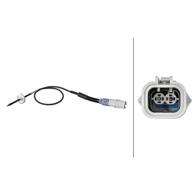 HELLA 6PT 358 181-901 Sensor, Exhaust Gas Temperature – 2-Pin