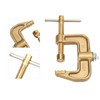 MUNEFE Welding Ground Clamp, Brass Weldings Earth Clamp, G Shape