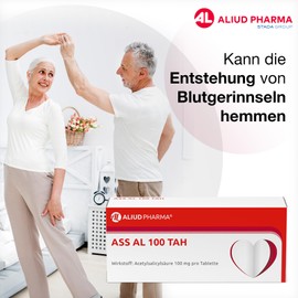 ASS AL 100 TAH Tablets Antiplatelet Aggregation Pack of 50 Tablets