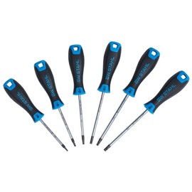 SW-Stahl 32812L T-Profile Screwdriver Set I T10-T15-T20-T25-T27-T30 mm I TX Screwdriver Set I Extra Long I Tool Set 6 Pieces