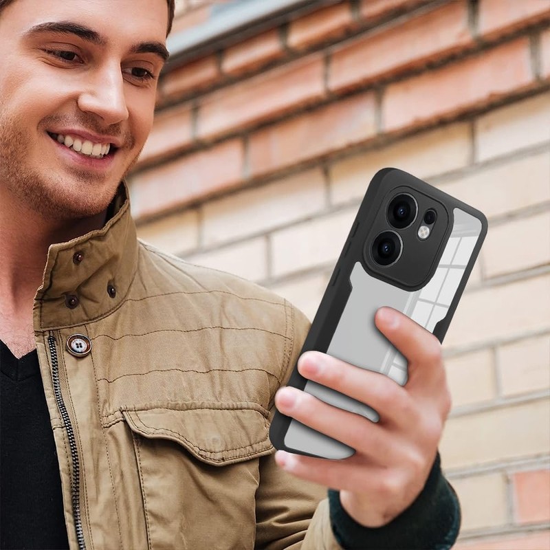 OPPO Reno13 A ケース『AFINER』 360° 全面保護 前後 両面 OPPO Reno13
