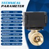 movafaFH 3/4'' Brass Motorized Ball Valve,2 Wire Reverse Polarity Electric