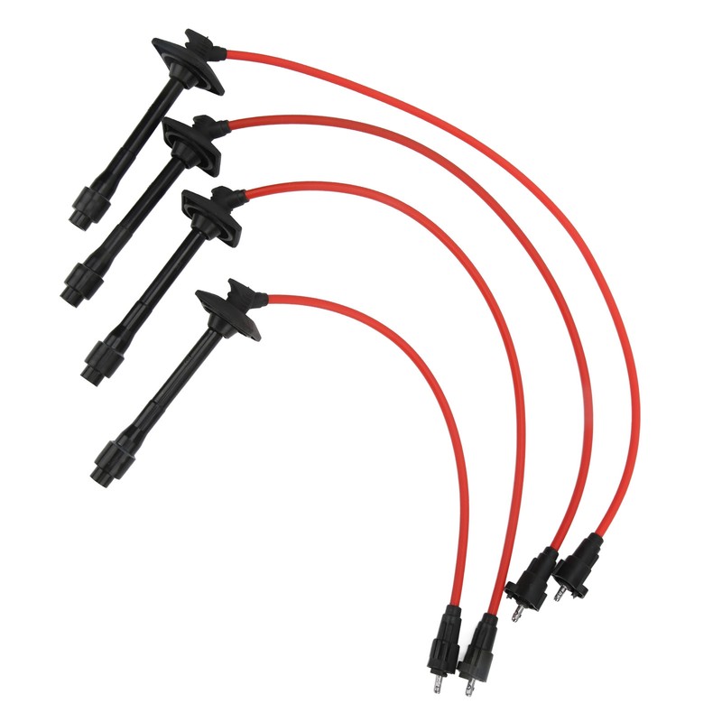 4Pcs/Set Spark Plug Wire Set Ignition Cable Kit 90919‑22400 Replacement