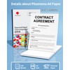 Phomemo A4 Printer Paper, White Thermal Paper Compatible with Phomemo