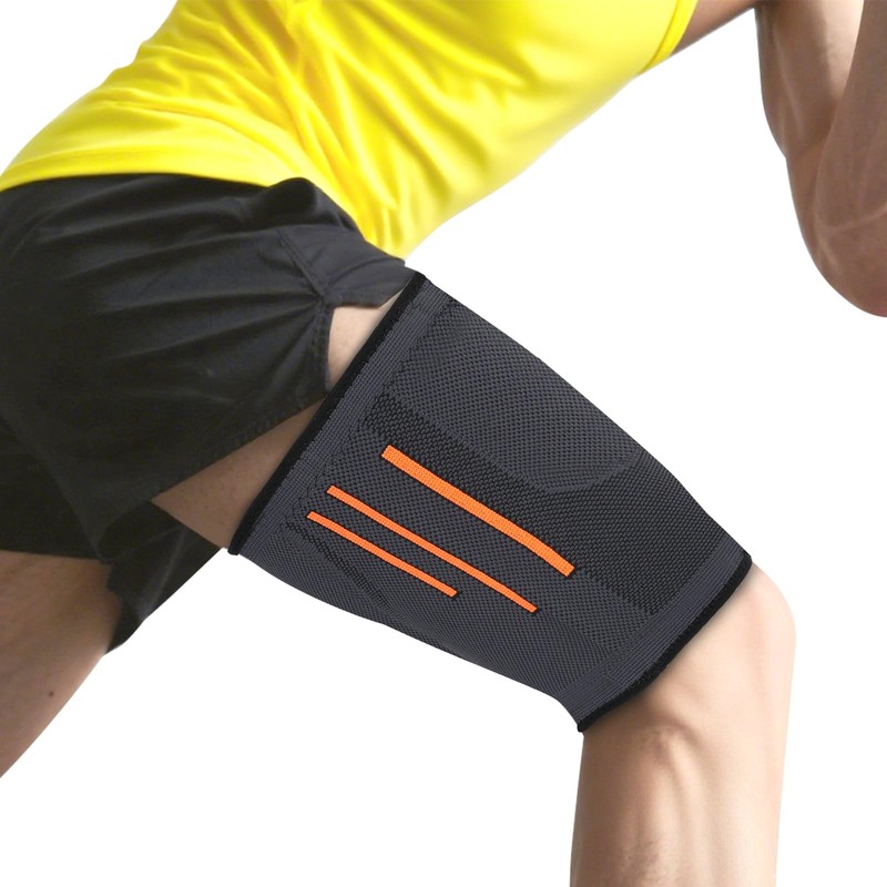 Beugo Thigh Compression Sleeve (1 Pair), Breathable Elastic Hamstring Compression