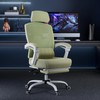 Simple Deluxe Home Office Desk Chair with Footrest, High-Back Mesh