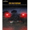 Partsam Wireless LED Trailer Light Kit Magnetic Towing Tail Light