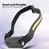 COB Headlight Smart Sensing USB Charging IPX4 Waterproof 5 Modes