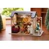 CUTEROOM DIY Miniature Dollhouse Kit Handmade Wooden Miniature Kit &