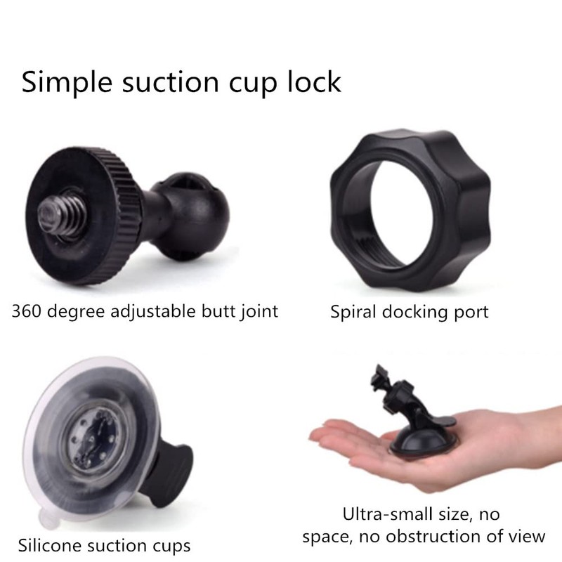 KOMUNJ 2PCS Windshield/Suction Cup Mount Bracket, Car Suction Cup for