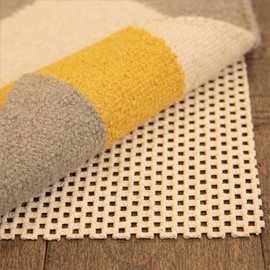Grip-it Premium Lock Natural Non-Slip Rug Pad for Area Rugs and Runner Rugs, Extra Cushioned Rug Pad for Hardwood Floors 2 x 6 ft