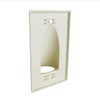 Skywalker Single Gang Bundled Cable Wall Plate (Almond)