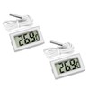 Samcos LCD Digital Thermometer, Temperature Monitor, Waterproof Temperature Probe, Refrigerator,