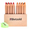 Betzold - Colouring Pencils, 48 Pieces in Wooden Stand, with