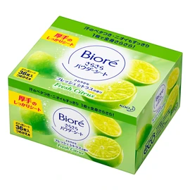 Biore Smooth Powder Sheet, Citrus Scent, Refill Pack, 36 Sheets