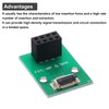 QUARKZMAN FFC FPC Connector Board 8 Pins 0.5 mm Socket