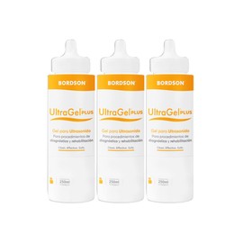 Bordson® UltraGel® Plus - Gel Conductor para Ultrasonido Azul Tripack de 250ml c/u - Diagnóstico y Rehabilitación, Radiologia, Ginecologia