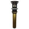 SinkSense 1.5" Pop-up Sink Drain in Aged Copper – With