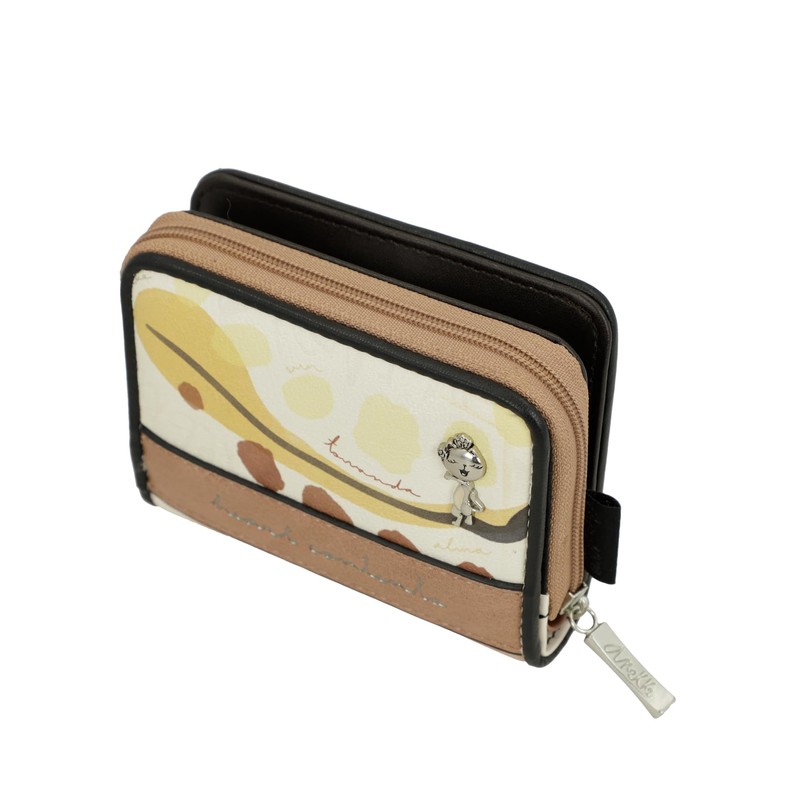 Anekke Alma Small RFID Wallet, Practical and Secure, Coin and