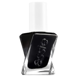 essie Long Lasting Nail Polish with Shiny Finish, Manicure without UV Light, Gel Couture, No. 514 like it loud, Black, 1 x 13.5 ml