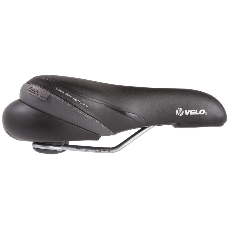 VELO Tour Airlastomer Saddle - Black
