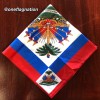 DGC Haiti Haitian Flag Bandana Unisex Size 22x22 Inches