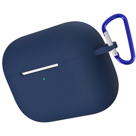 AirPods 3 Case Cover with Keychain, Soft Silicone Protective Case Compatible with AirPod 3rd Generation 2021, Shockproof, Colorful Earbuds Case Supports Wireless Charging, Front LED Visible