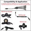 NBWDY Waterproof 1-4 Y Extension Cable Wire Cord Set for