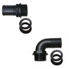 Hosetail 3/4" BSP Male to 20mm Backnut & Washer