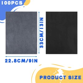 100 Sheets Carbon Paper, Tracing Paper A4, Transfer Paper for Crafting, Graphite Paper for Design Transfer, Ideal for Copy Paper Wood Canvas Artist Lettering Sketching