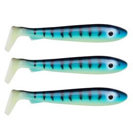 Svartzonker Sweden McRubber BigBass Rubber Fish 12.5 cm Glow