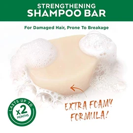 Garnier Strengthening Hair Soap Bar Shampoo For Damaged Hair, Ultimate Blends Honey Treasures With Zero Plastic Waste, 94 Percent Plant-Origin, Nouris