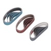 30PCS Sanding Belts Assortment Knife Sharpener Sandpaper Belt Set 80