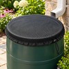 Drawstring Mesh Rain Barrel Cover for Outdoor Water Storage –