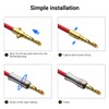 Tertullus 8 Pcs 4mm BFA Banana Plugs Connectors Gold Plated