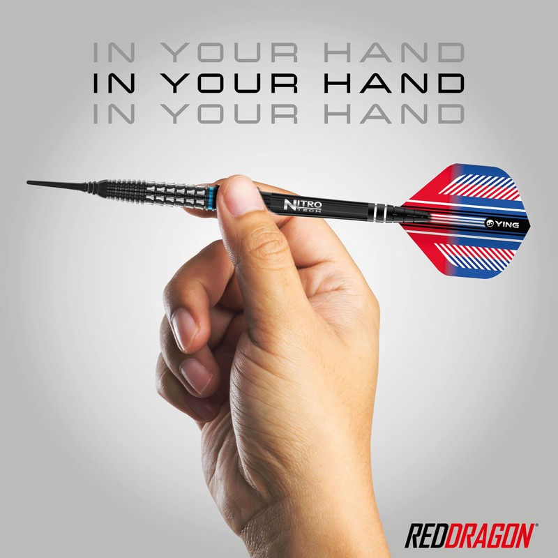 RED DRAGON Vengeance Blue 20 Gram Premium Tungsten Softip Darts