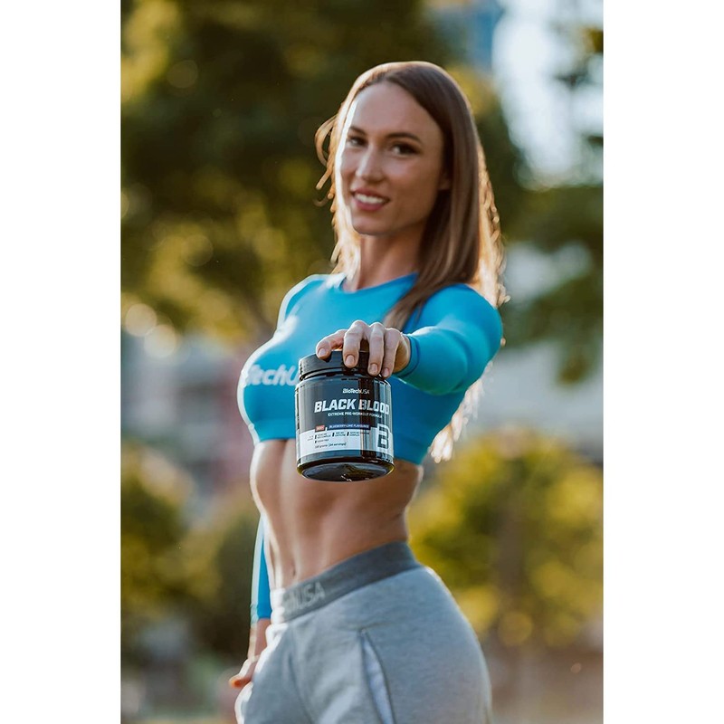 BioTechUSA Black Blood NOX+, Extreme pre-Workout Drink Powder containing NOX+