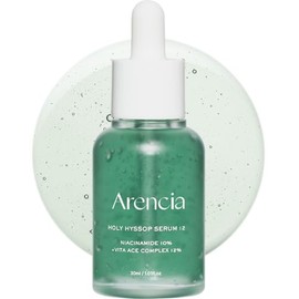 Suero iluminador Arencia Hysop, 10% de niacinamida, 12% de vitaminas A, C y E: hidratante, humectante y antienvejecimiento para pieles de vidrio coreanas, 30ml