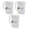 PHG Durable Plastic Fridge Door Jug with Lid | BPA